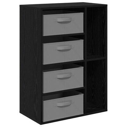 Sideboard Black Oak 60 x 33.5 x 84 cm