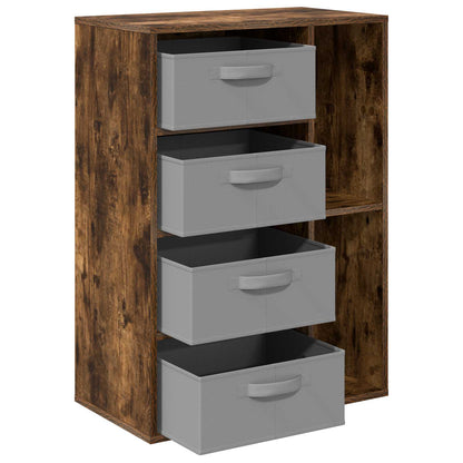 Sideboard Smoked Oak 60 x 33.5 x 84 cm