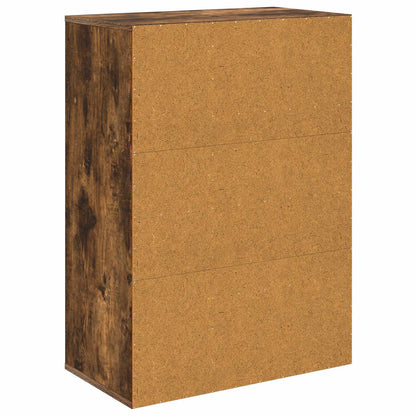 Sideboard Smoked Oak 60 x 33.5 x 84 cm