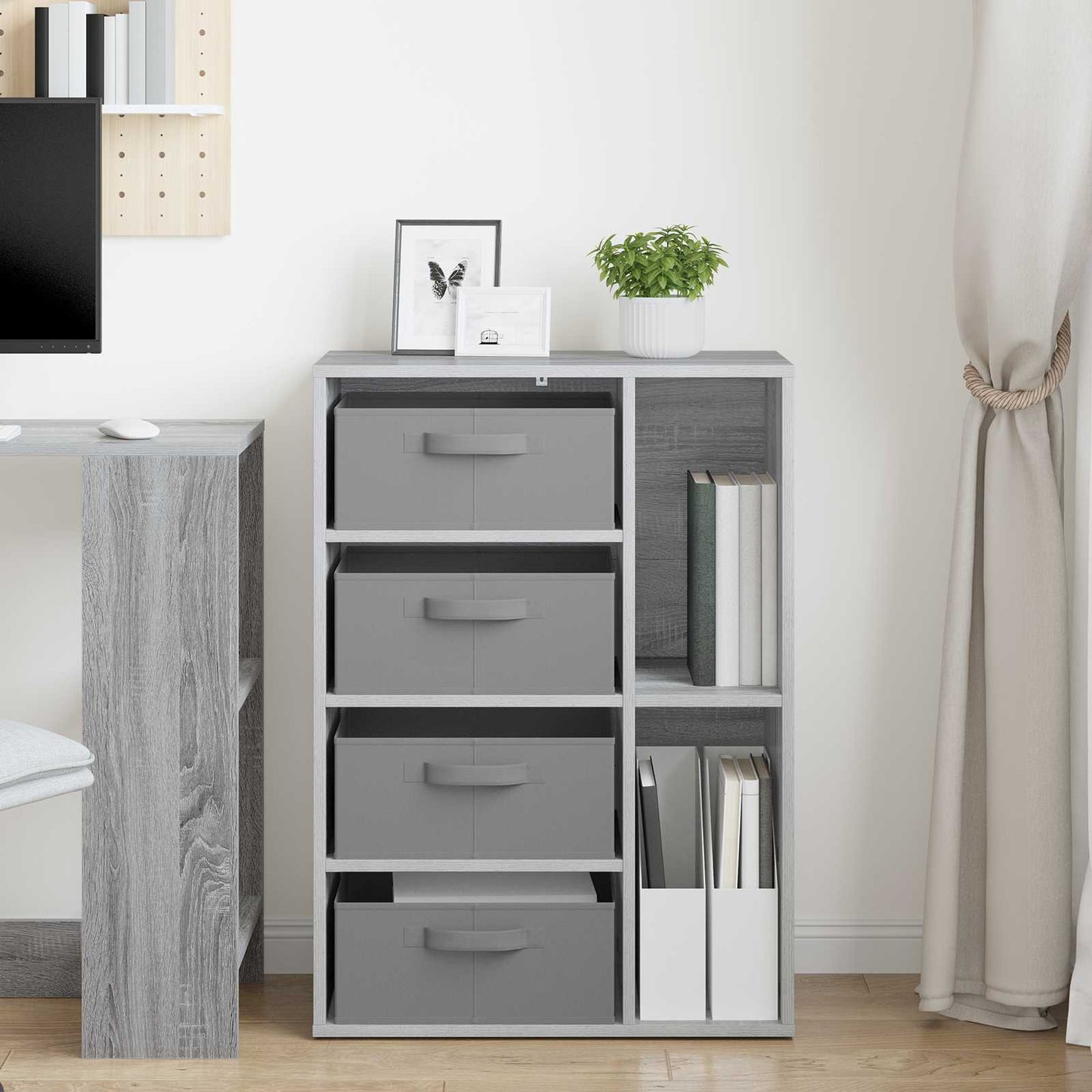 Sideboard Grey Sonoma 60 x 33.5 x 84 cm