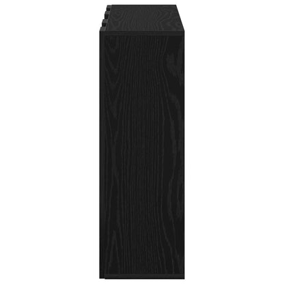 Sideboard with Drawer Black Oak 73.5 x 24 x 69.5 cm