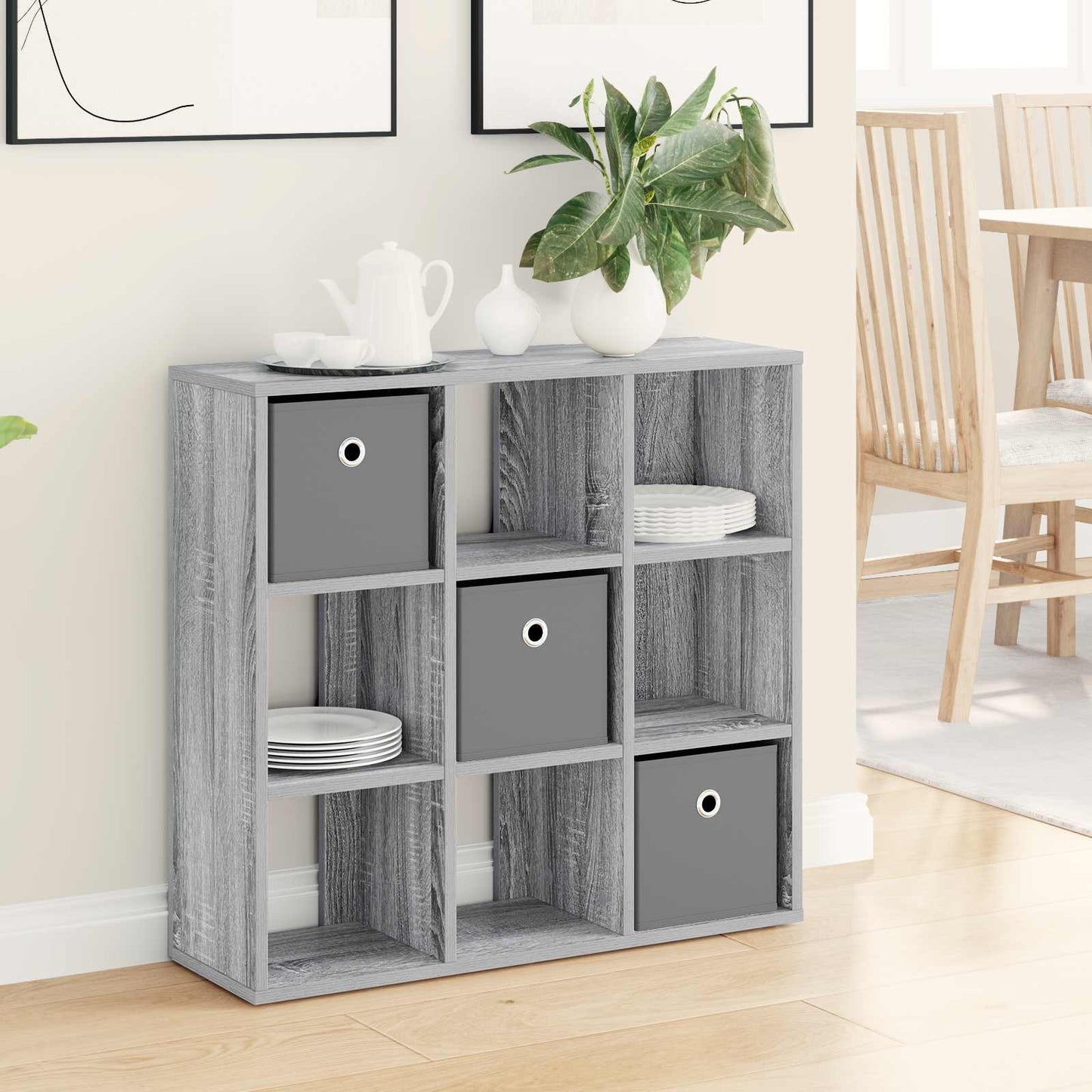 Sideboard with Drawer Grey Sonoma 73.5 x 24 x 69.5 cm