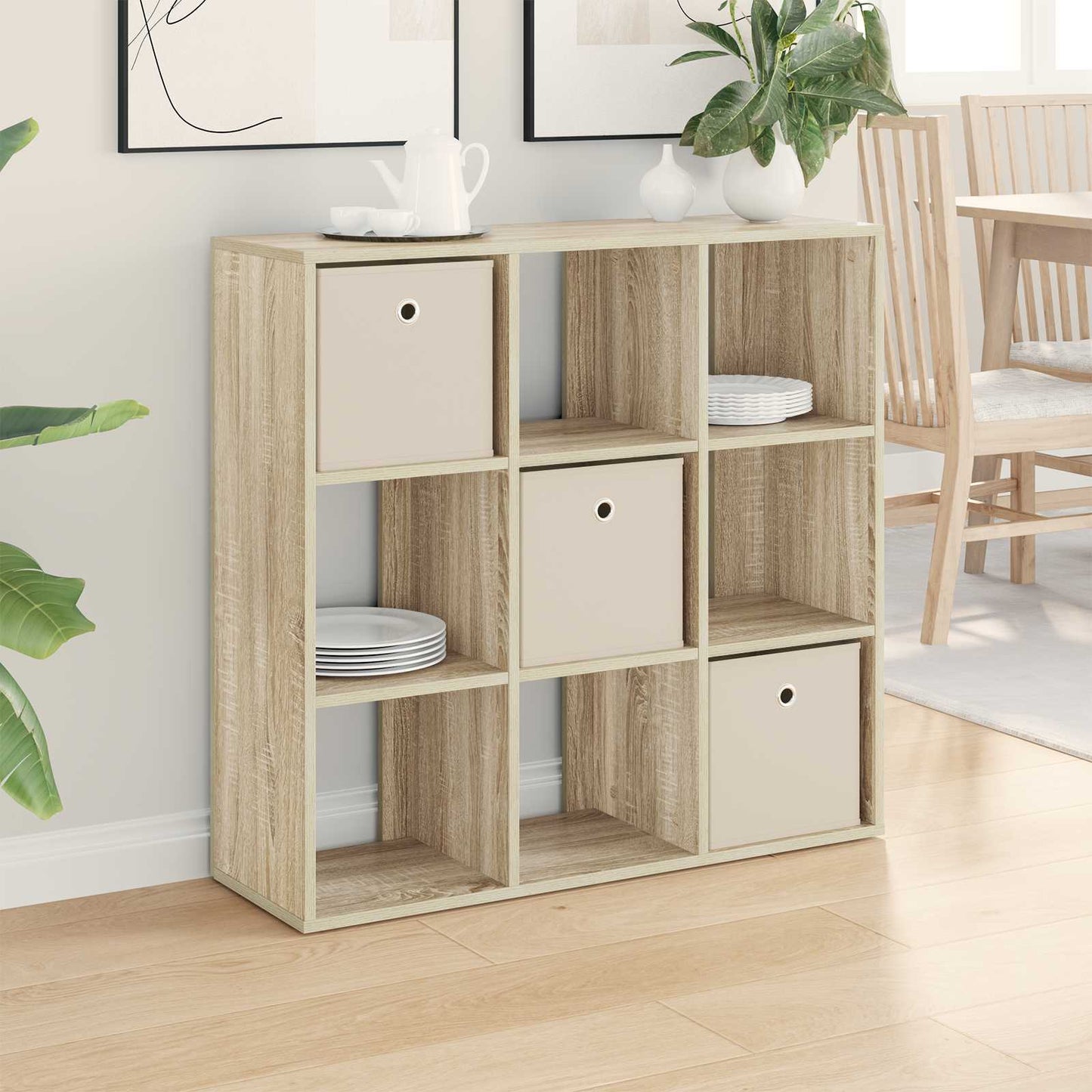 Sideboard with Drawer Sonoma Oak 88.5 x 29 x 84.5 cm