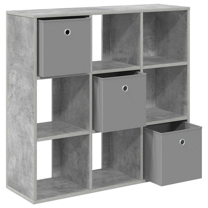 Sideboard with Drawer Concrete Grey 88.5 x 29 x 84.5 cm