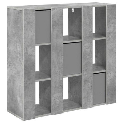 Sideboard with Drawer Concrete Grey 88.5 x 29 x 84.5 cm