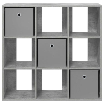 Sideboard with Drawer Concrete Grey 88.5 x 29 x 84.5 cm