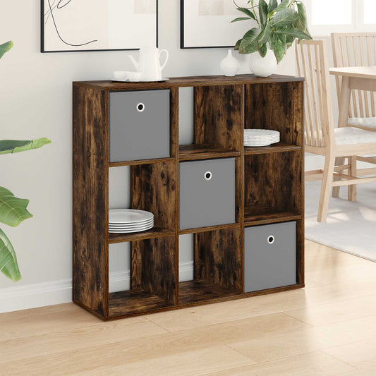 Sideboard Smoked Oak 88.5 x 29 x 84.5 cm