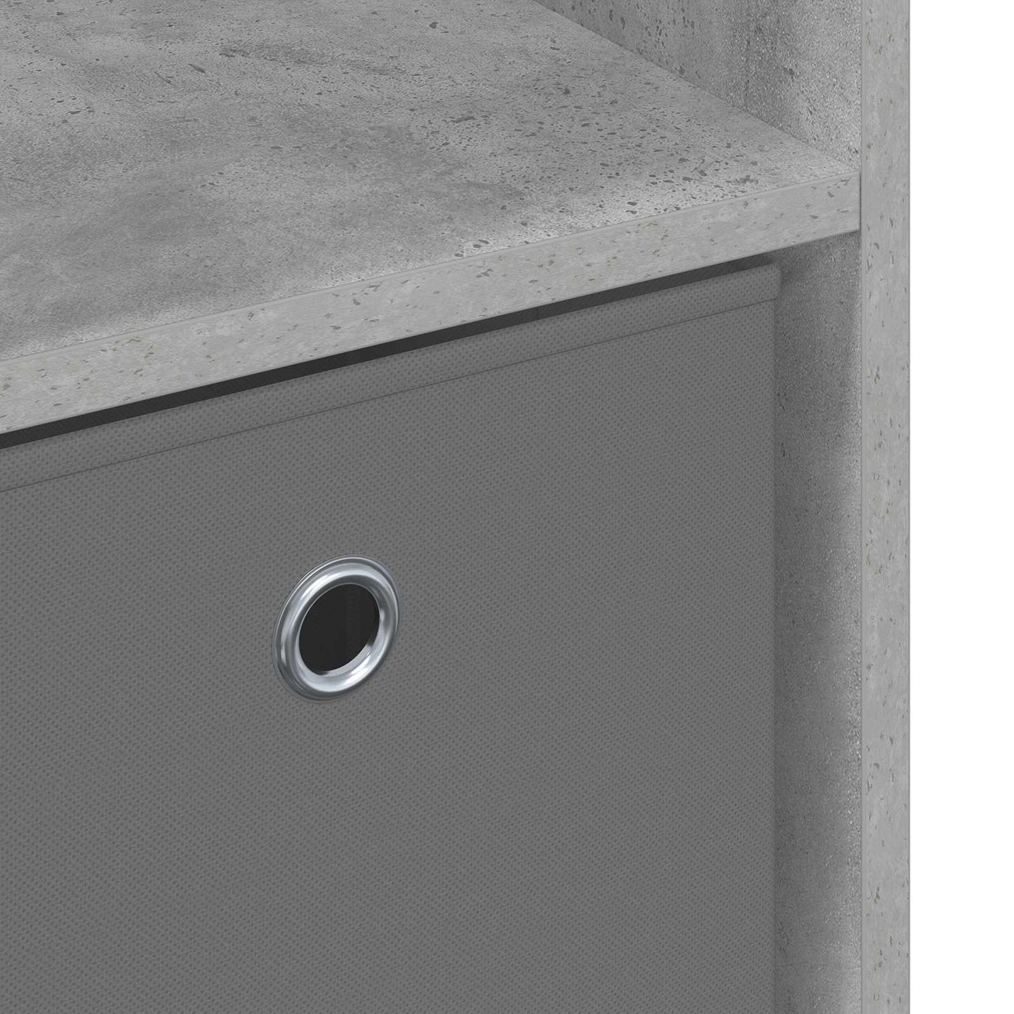 Sideboard with Drawer Concrete Grey 102 x 31 x 99.5 cm