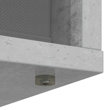 Sideboard with Drawer Concrete Grey 102 x 31 x 99.5 cm
