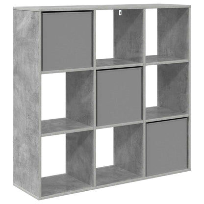 Sideboard with Drawer Concrete Grey 102 x 31 x 99.5 cm