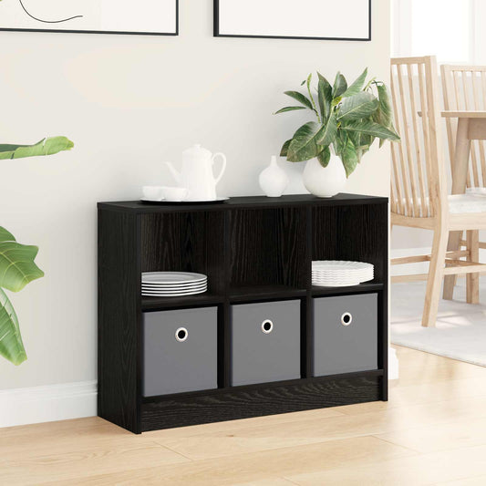 Sideboard Black Oak 73.5 x 22.5 x 53.5 cm