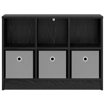 Sideboard with Drawer Black Oak 73.5 x 22.5 x 53.5 cm
