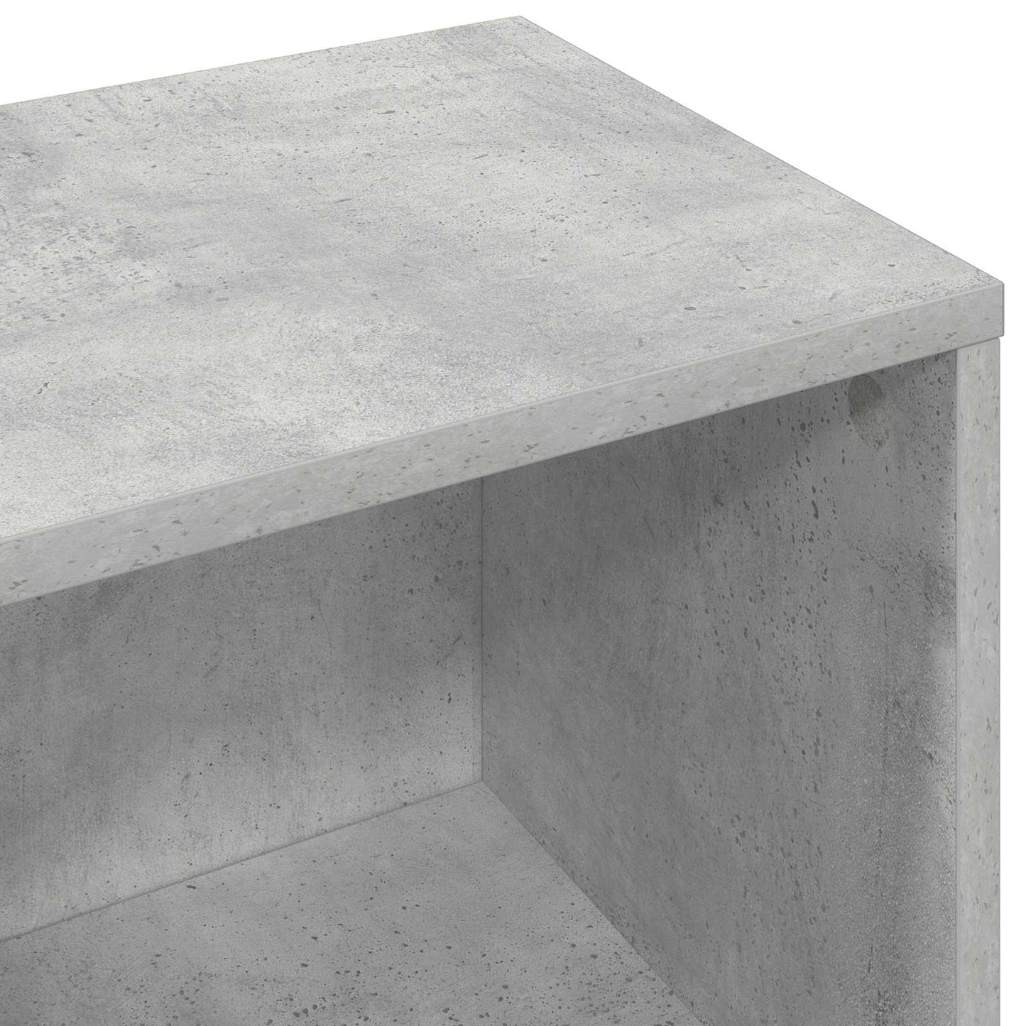 Sideboard with Drawer Concrete Grey 73.5 x 22.5 x 53.5 cm