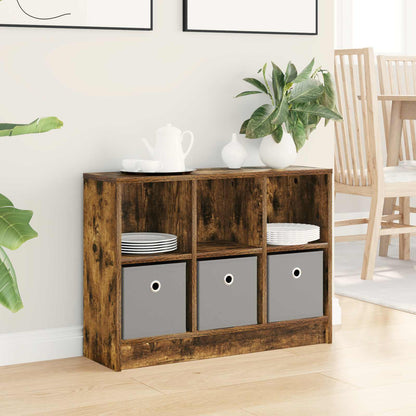 Sideboard with Drawer Smoked Oak 73.5 x 22.5 x 53.5 cm