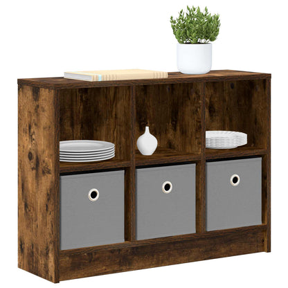Sideboard with Drawer Smoked Oak 73.5 x 22.5 x 53.5 cm