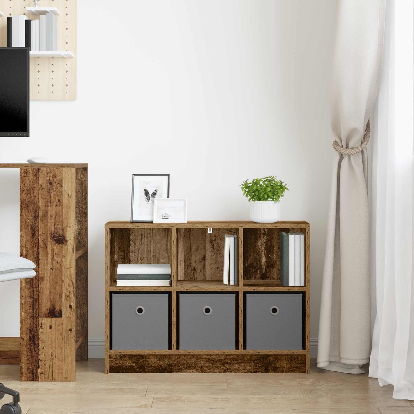 Sideboard with Drawer Old Wood 73.5 x 22.5 x 53.5 cm
