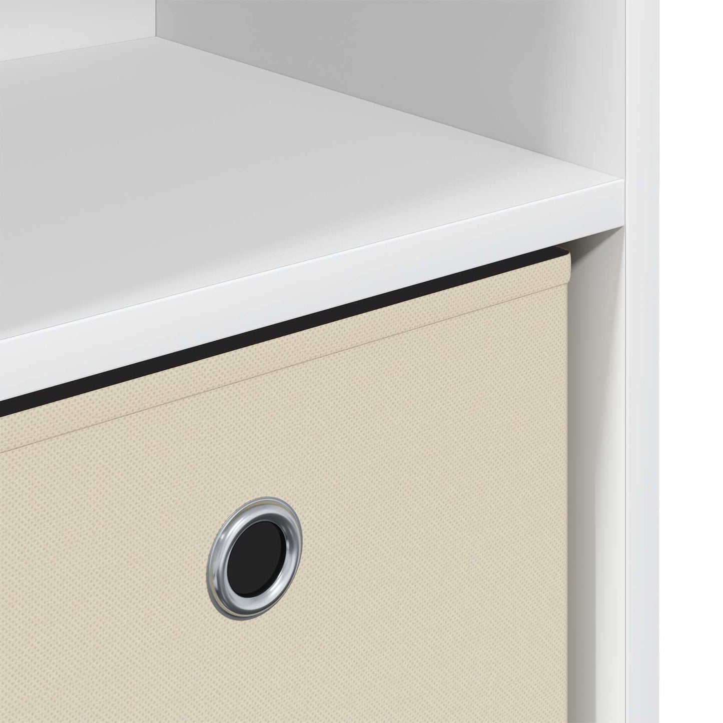 Sideboard with Drawer White 88.5 x 27.5 x 63.5 cm
