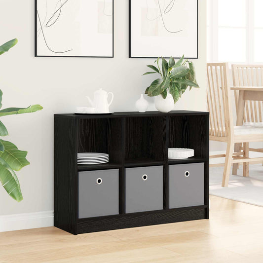 Sideboard Black Oak 88.5 x 27.5 x 63.5 cm