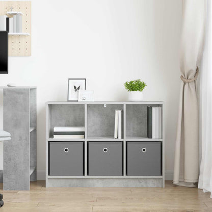 Sideboard with Drawer Concrete Grey 88.5 x 27.5 x 63.5 cm