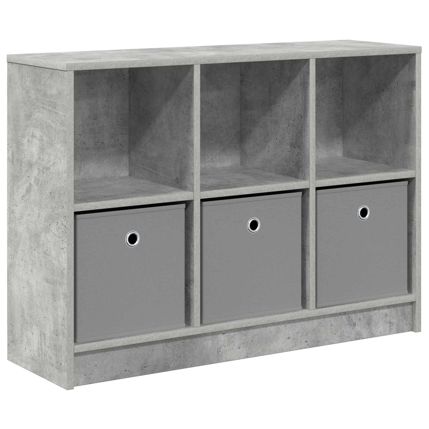 Sideboard with Drawer Concrete Grey 88.5 x 27.5 x 63.5 cm