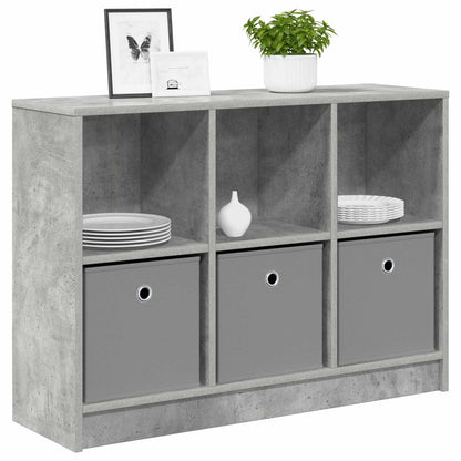 Sideboard with Drawer Concrete Grey 88.5 x 27.5 x 63.5 cm