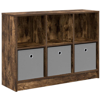 Sideboard with Drawer Smoked Oak 88.5 x 27.5 x 63.5 cm