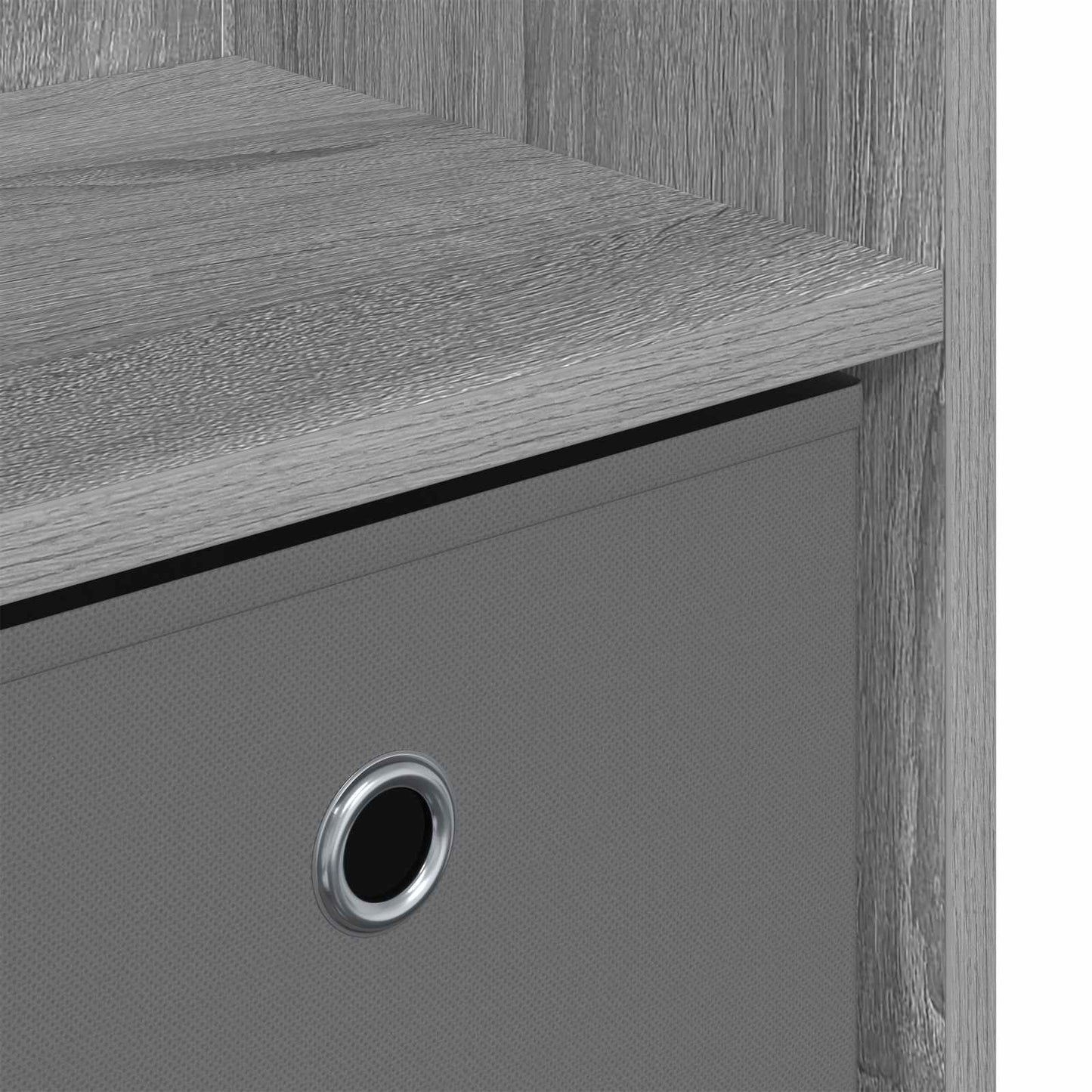 Sideboard with Drawer Grey Sonoma 88.5 x 27.5 x 63.5 cm