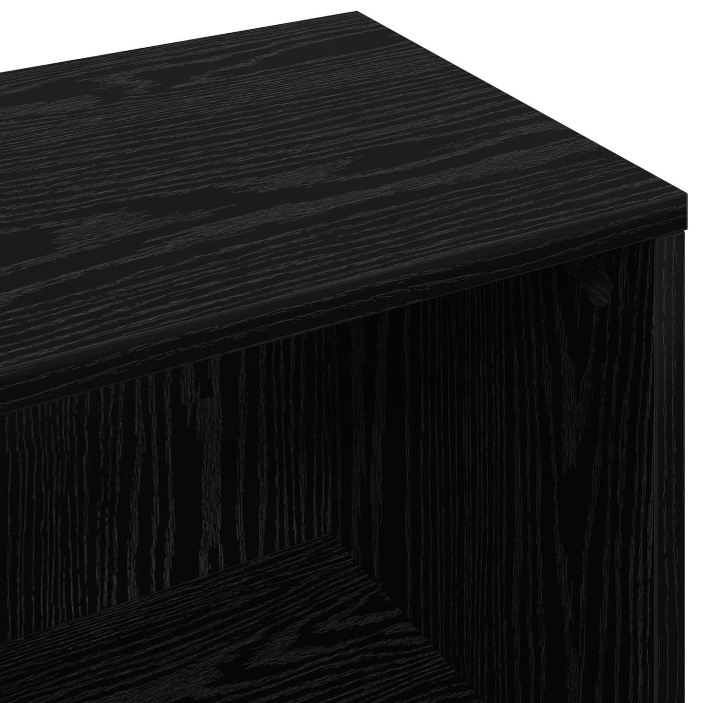 Sideboard with Drawer Black Oak 102 x 32 x 73.5 cm