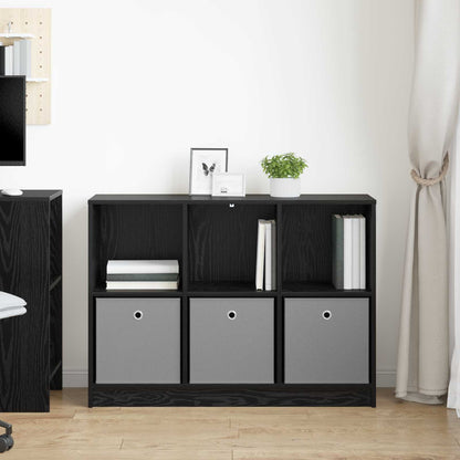 Sideboard with Drawer Black Oak 102 x 32 x 73.5 cm
