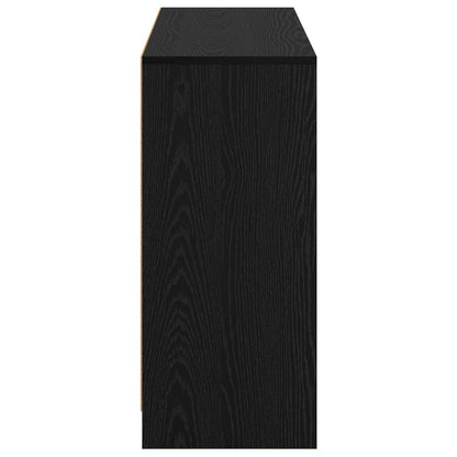 Sideboard with Drawer Black Oak 102 x 32 x 73.5 cm