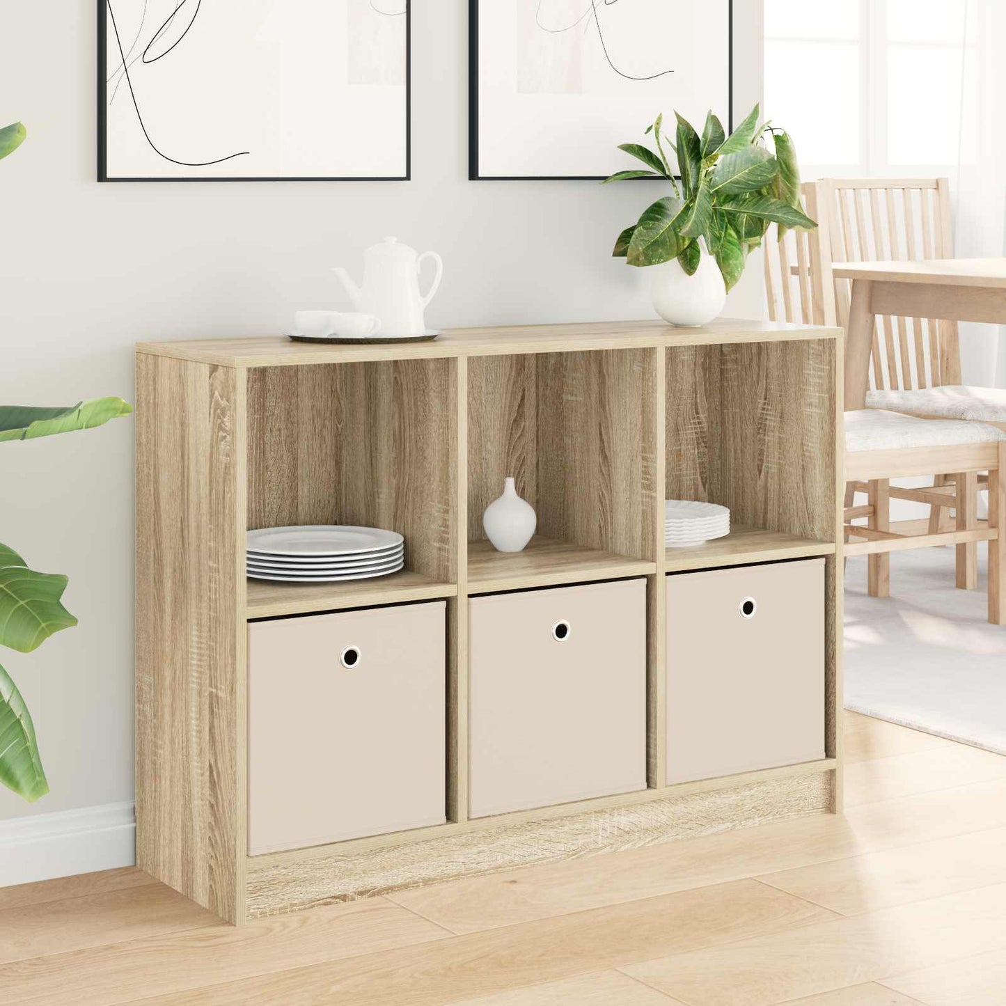 Sideboard with Drawer Sonoma Oak 102 x 32 x 73.5 cm