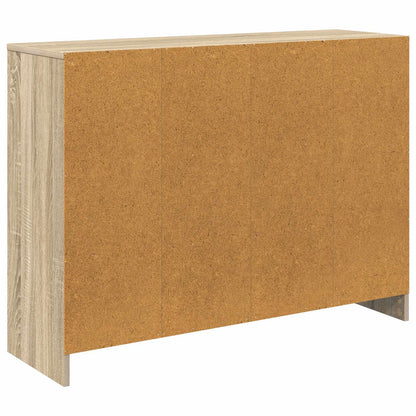 Sideboard with Drawer Sonoma Oak 102 x 32 x 73.5 cm