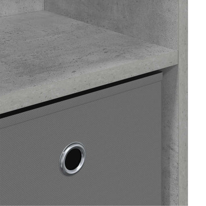 Sideboard with Drawer Concrete Grey 102 x 32 x 73.5 cm