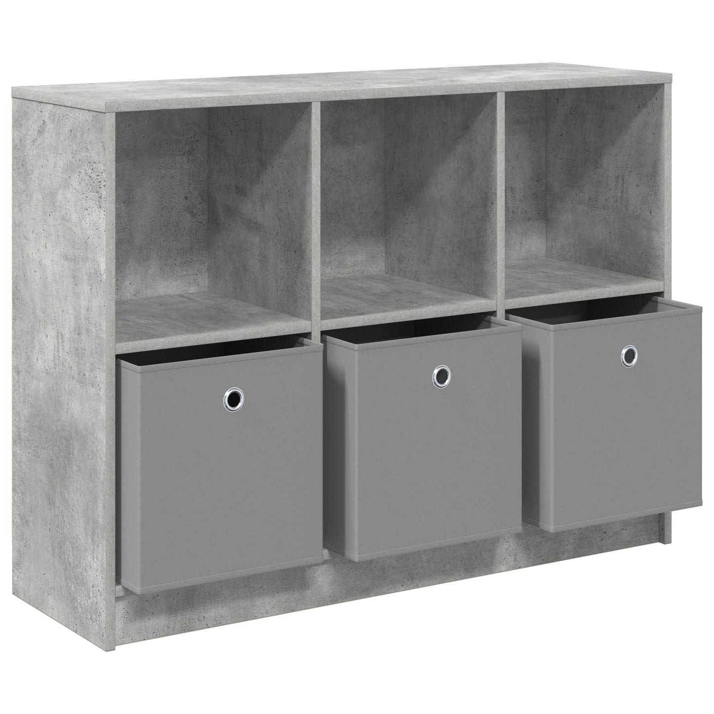 Sideboard with Drawer Concrete Grey 102 x 32 x 73.5 cm