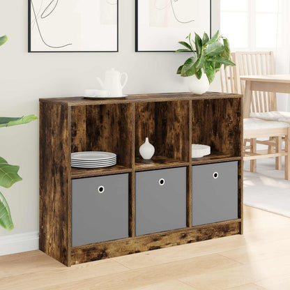 Sideboard with Drawer Smoked Oak 102 x 32 x 73.5 cm