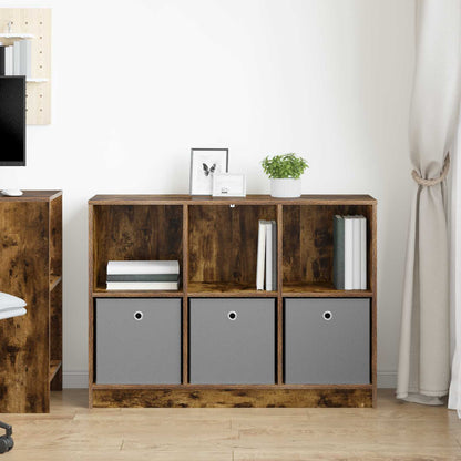 Sideboard with Drawer Smoked Oak 102 x 32 x 73.5 cm