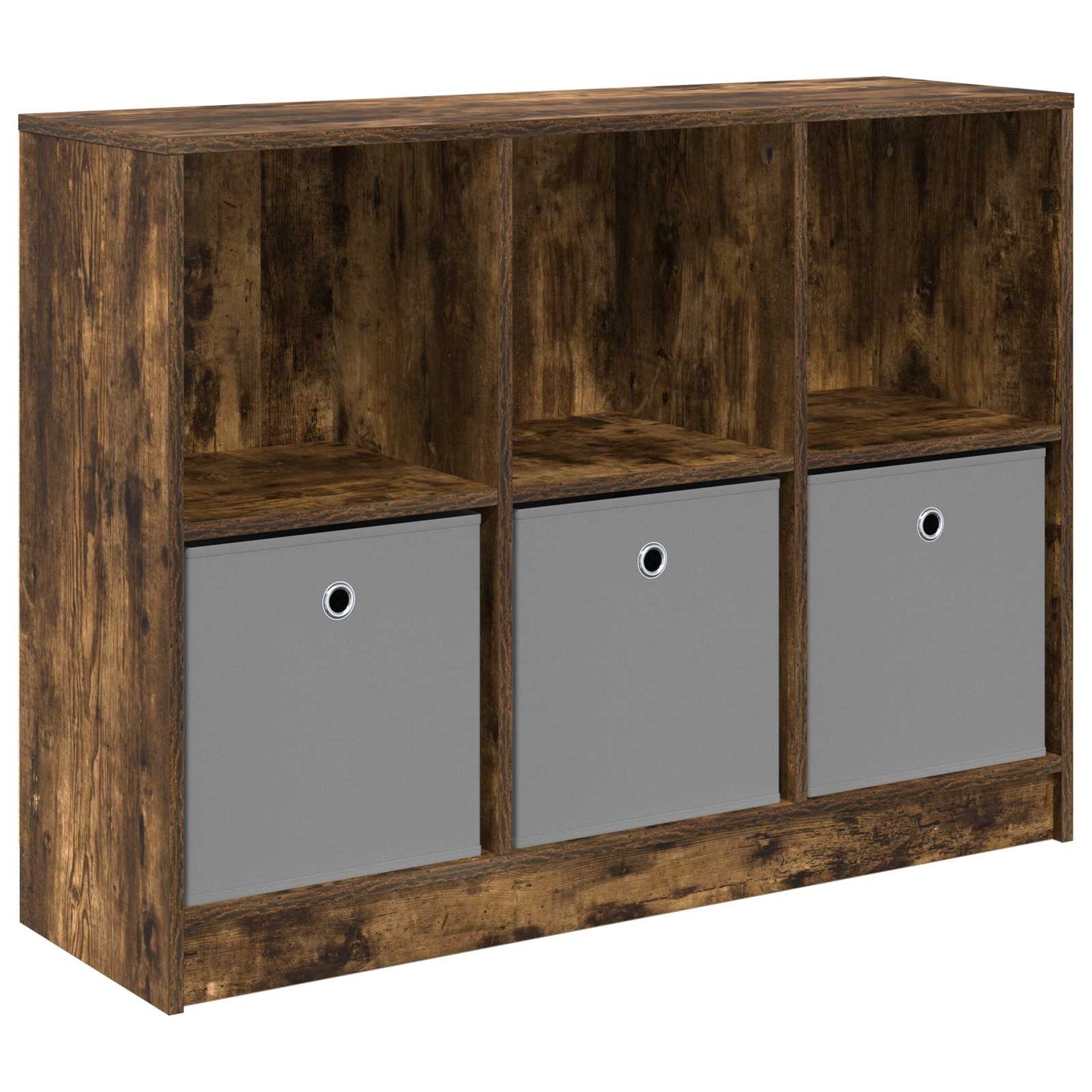 Sideboard with Drawer Smoked Oak 102 x 32 x 73.5 cm