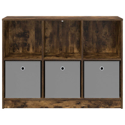 Sideboard with Drawer Smoked Oak 102 x 32 x 73.5 cm
