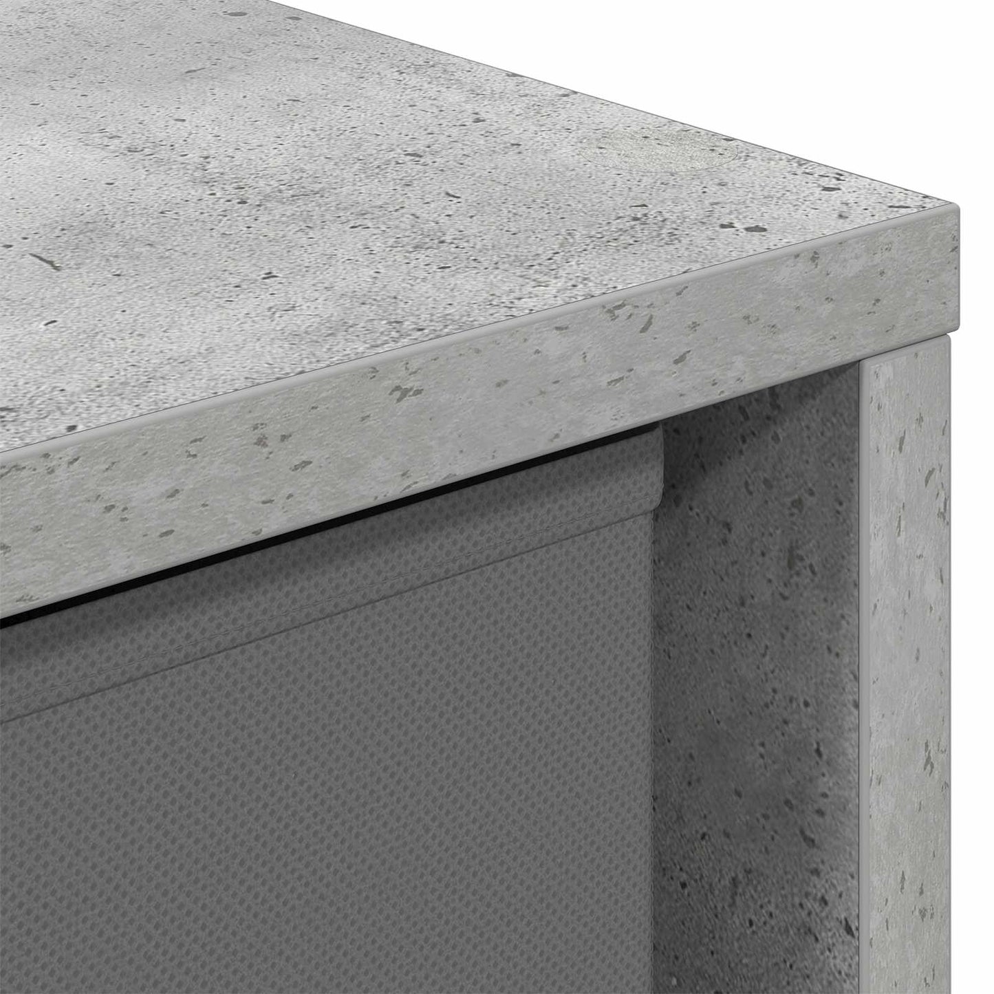 Sideboard with Drawer Concrete Grey 49.5 x 22 x 47 cm