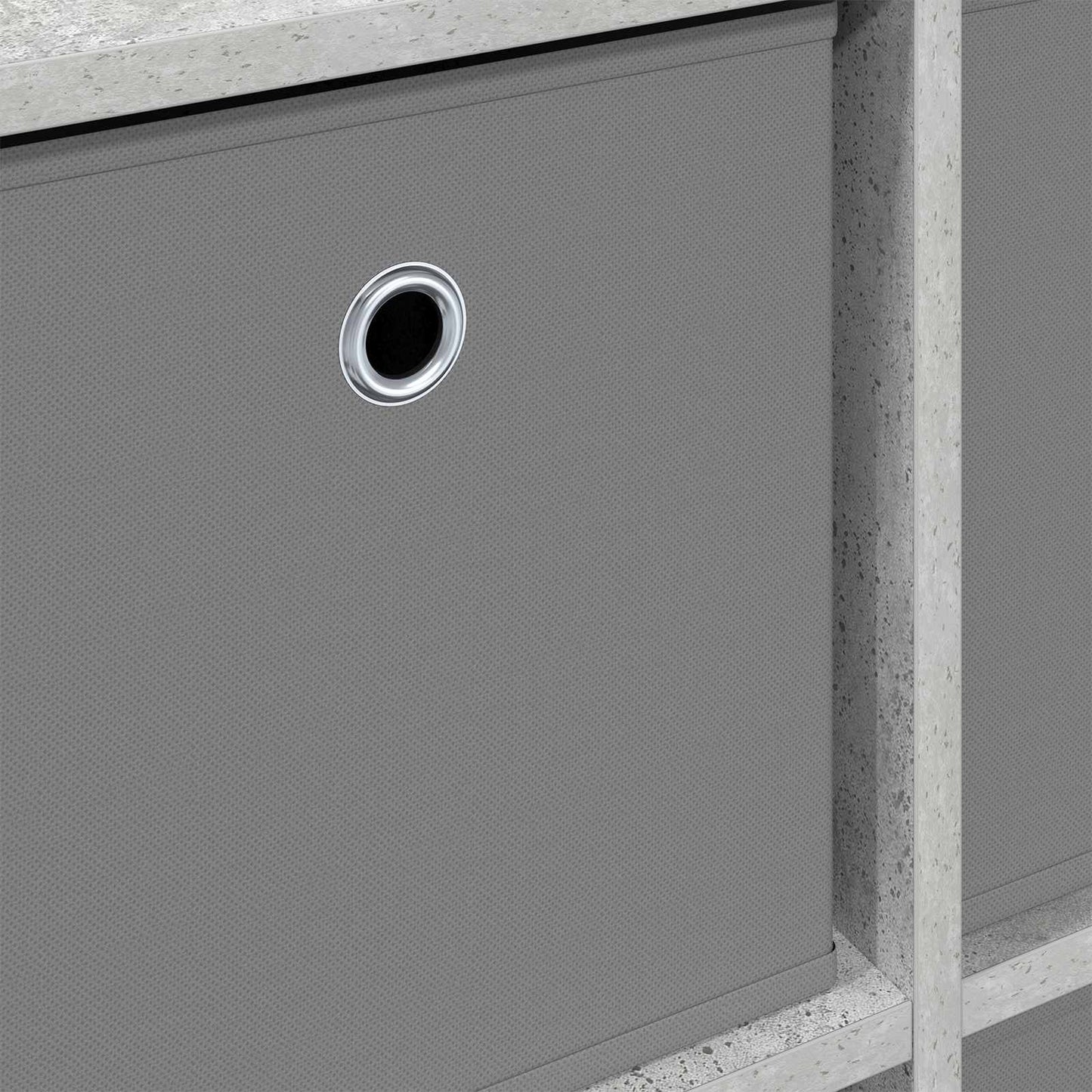 Sideboard with Drawer Concrete Grey 49.5 x 22 x 47 cm