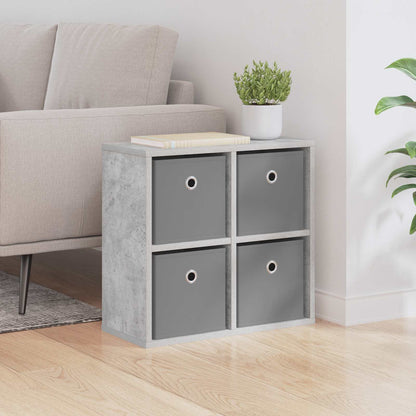 Sideboard with Drawer Concrete Grey 49.5 x 22 x 47 cm
