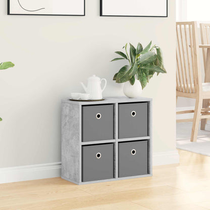 Sideboard with Drawer Concrete Grey 49.5 x 22 x 47 cm