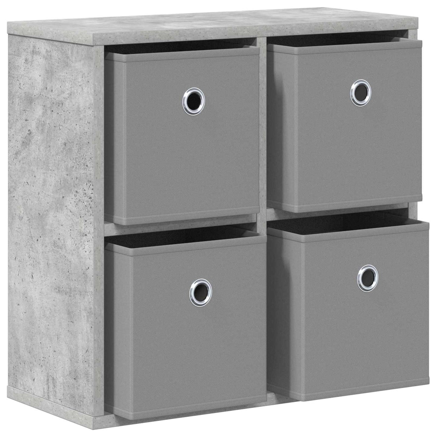 Sideboard with Drawer Concrete Grey 49.5 x 22 x 47 cm