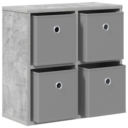 Sideboard with Drawer Concrete Grey 49.5 x 22 x 47 cm