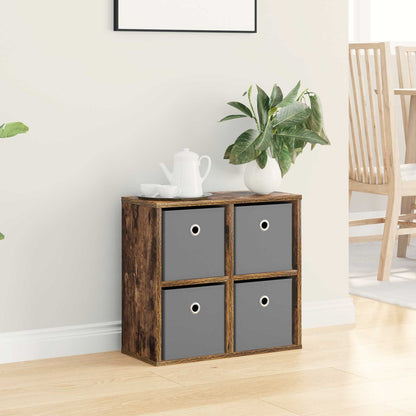 Sideboard with Drawer Smoked Oak 49.5 x 22 x 47 cm