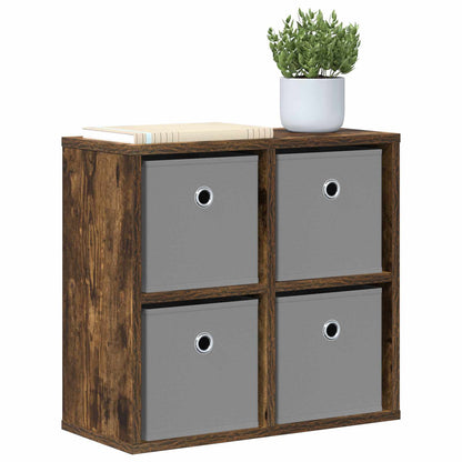 Sideboard with Drawer Smoked Oak 49.5 x 22 x 47 cm