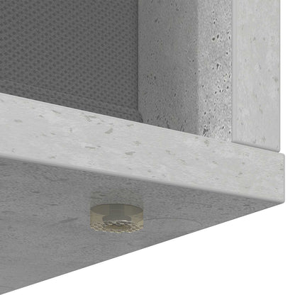 Sideboard with Drawer Concrete Grey 59.5 x 27 x 57 cm