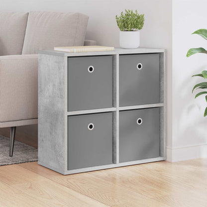 Sideboard with Drawer Concrete Grey 59.5 x 27 x 57 cm
