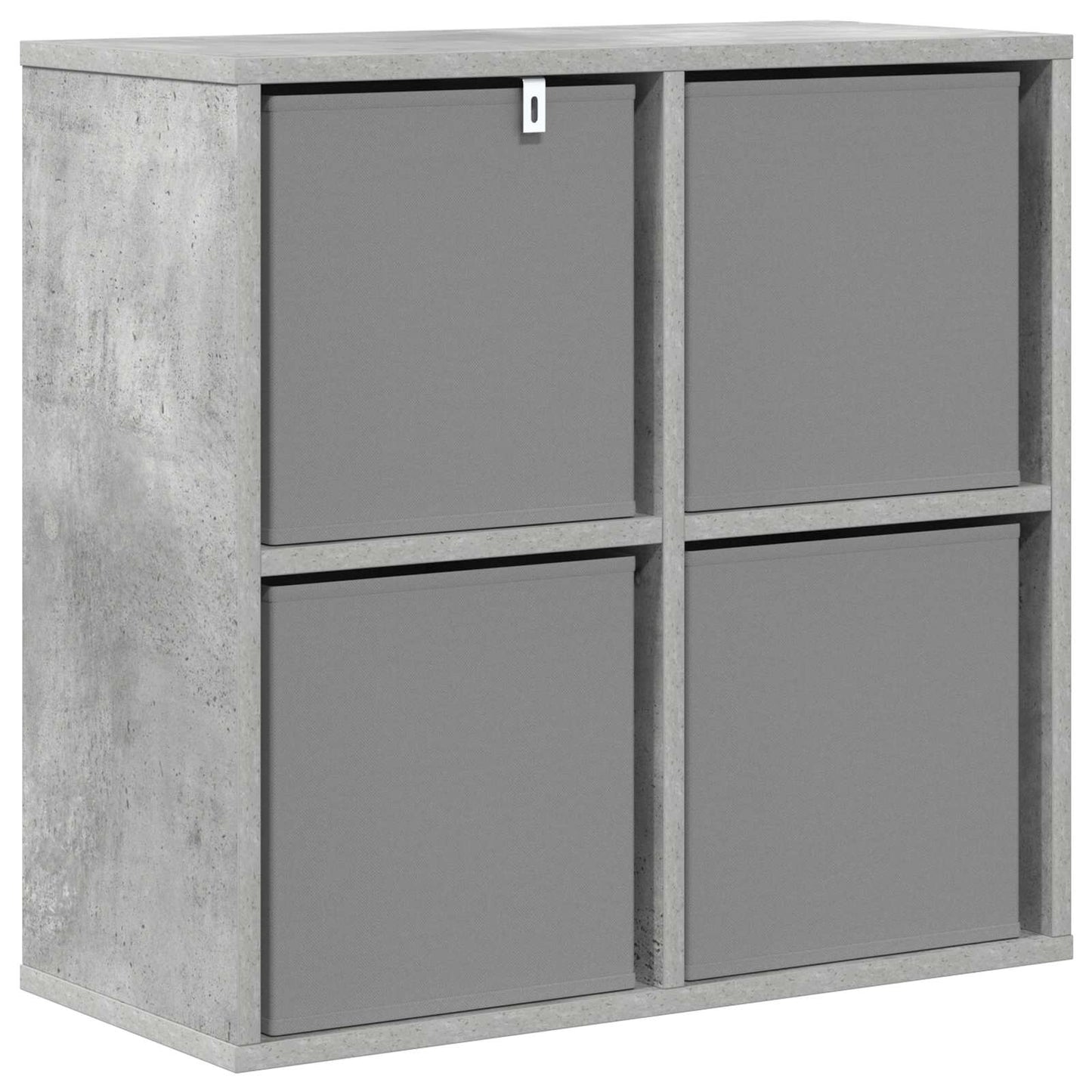 Sideboard with Drawer Concrete Grey 59.5 x 27 x 57 cm