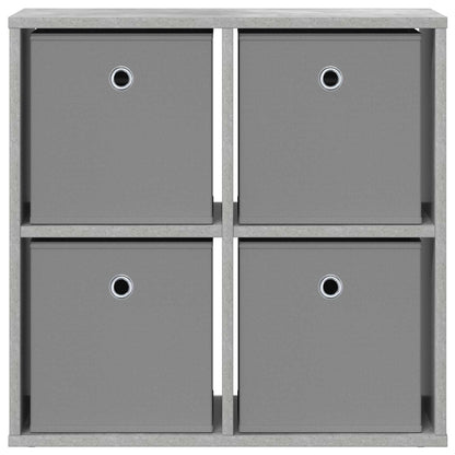 Sideboard with Drawer Concrete Grey 59.5 x 27 x 57 cm